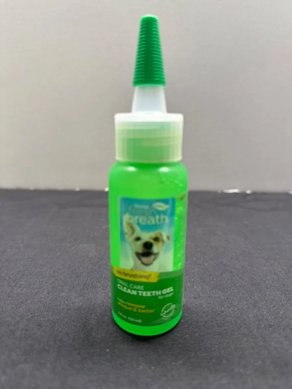 Tropiclean Fresh Breath Oral Care Clean Teeth Gel For Dogs 2 Oz Helps Remove Pla
